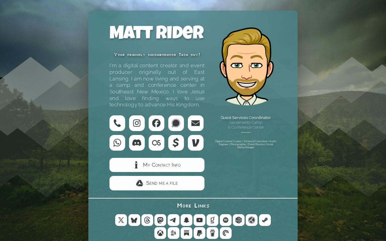 Matt Rider | Your Friendly Neighborhood Tech Guy
